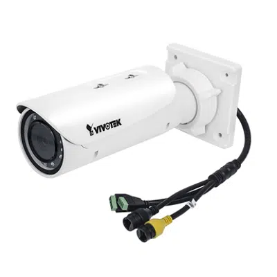 afbeelding voor IB9381-HT Bullet Network Camera, 5MP, H.265, Smart Stream II, 1080p 60 fps, WDR Pro, SNV, IP66, IK10, P-iris, 30M IR