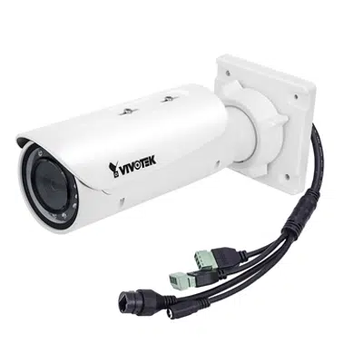 Image for IB8382-ET Bullet Network Camera, 5MP, WDR Enhanced, 30M IR, 3DNR, P-iris, Remote Focus, Smart Stream, Smart IR, Video Rotation, IP66, IK10, Cable Management, Extreme Weather, Defog