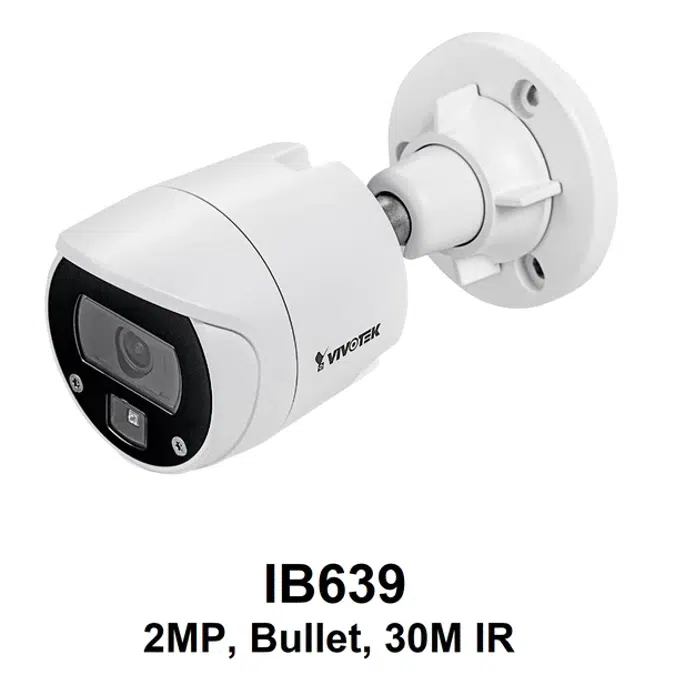 IB639 Bullet Camera, 2 MP Fixed Lens 30m IR
