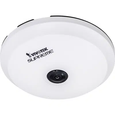 kép a termékről - FE8174 Fisheye Network Camera, 5 MP, 360° Surround View, Pixel Calculator, Local Dewarp, PPTZ