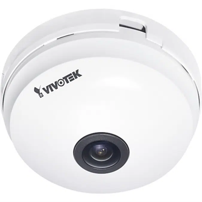 FE8180 Fisheye Network Camera, 5 MP, 360° Surround View, Pixel Calculator, Compact Size