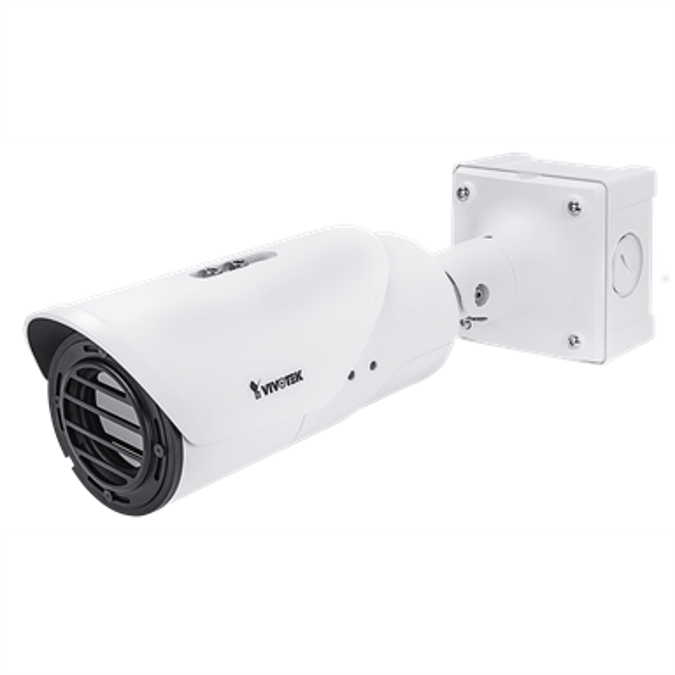 TB9331-E Thermal Bullet Network Camera, 720x480, H.265, IP67, IK10, VCA, ePTZ, Smart Stream II