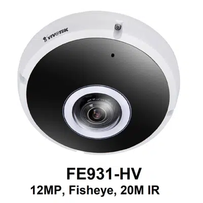 Image for FE9391-EHV 360° Fisheye IP Camera, 12 MP Fixed Lens 20m IR