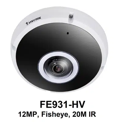 kép a termékről - FE9391-EHV 360° Fisheye IP Camera, 12 MP Fixed Lens 20m IR