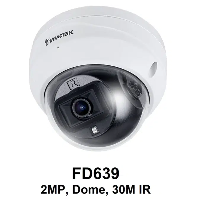 FD639 Dome IP Camera, 2 MP Fixed Lens 30m IR