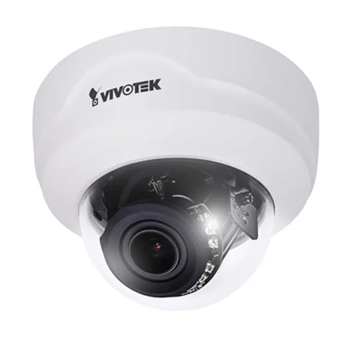 FD8167A Fixed Dome Network IP Camera, V Series, 2MP, 20M IR, Smart Stream II, SNV, Defog