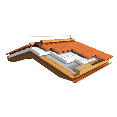 画像 Roof system for clay tile Portoghese Flexa