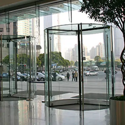 画像 Crystal TQ (USA) All Glass - Revolving Door