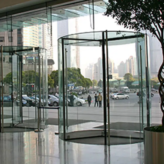 Crystal TQ (USA) All Glass - Revolving Door