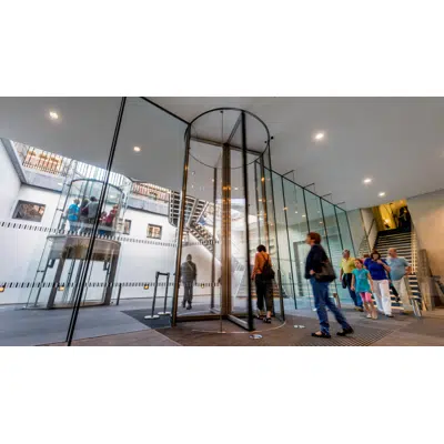 obraz dla Crystal Tourniket - All Glass - Revolving Door | (EMEA-ASIA)