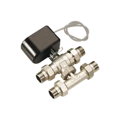 Зображення для 2136 _ 3-way motorized ball valve with bypass and servocontrol