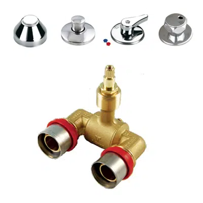 1690U - Built in ball valve U shape with set cap için görüntü