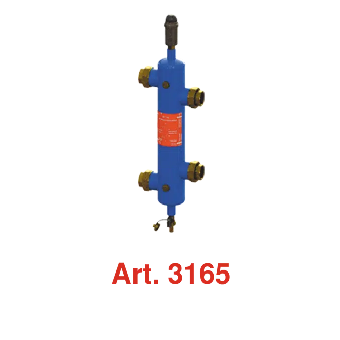 3165 - 3144 _ Hydraulic separator available with or without insulation and/or magnet