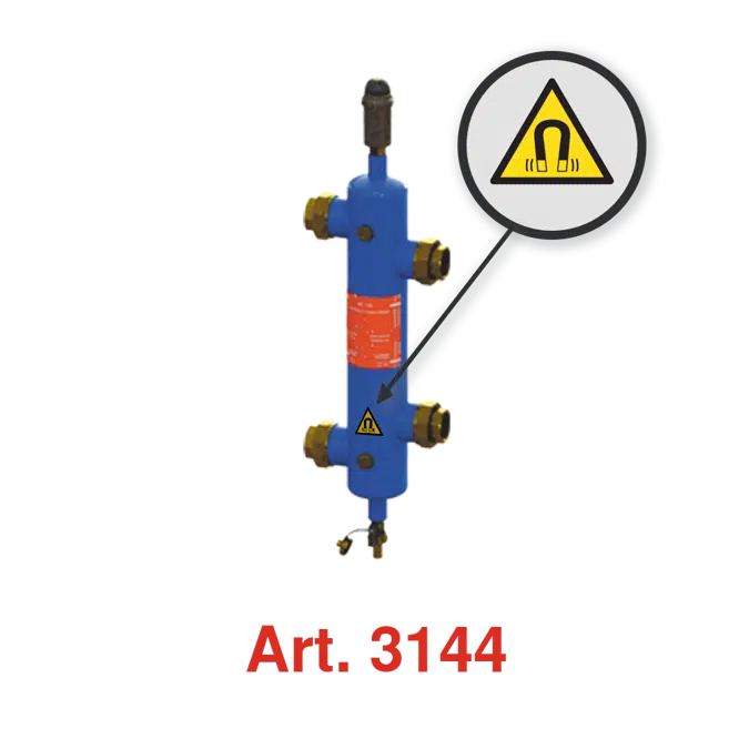 3165 - 3144 _ Hydraulic separator available with or without insulation and/or magnet