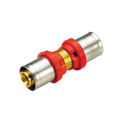 Image for 1651 _ Straight double press fitting for multi-layer pipe
