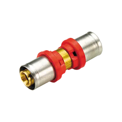 画像 1651 _ Straight double press fitting for multi-layer pipe