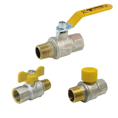 Imagem para 2201G-2221G-2241G _ URAGANO Full bore ball valves for GAS male/female}