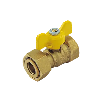 Image for 2263G _ Ball valve for GAS female /loose nut and T handle