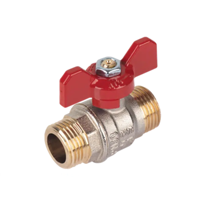 2372 - 2372B - 2382 - 2382B _ MISTRAL standard bore ball valve male/male with aluminium T handle