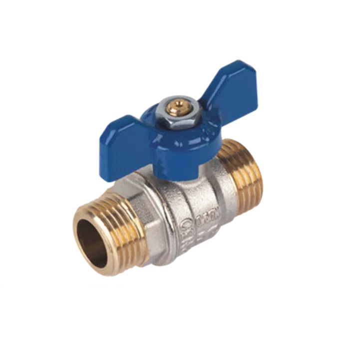 2372 - 2372B - 2382 - 2382B _ MISTRAL standard bore ball valve male/male with aluminium T handle