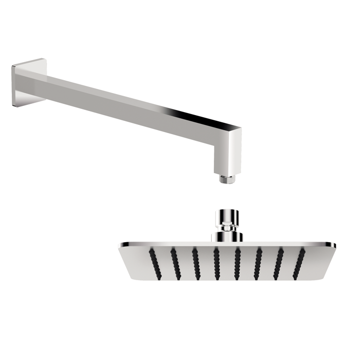 BIM objects Free download! DC302 _ Wall mounted shower head Square