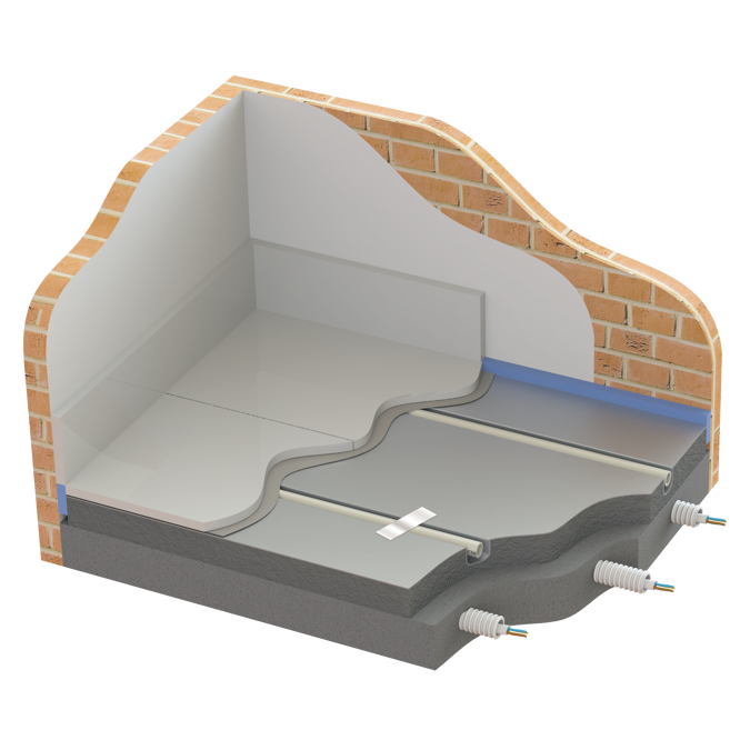 BIM objects Free download! Heating Floor System DRY BIMobject