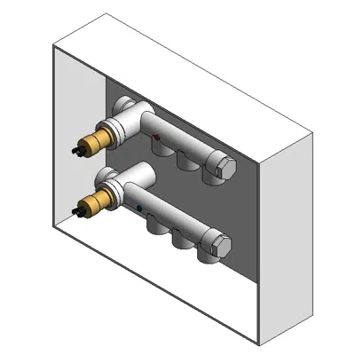 Image for 3023 _ G3/4" manifold SANIBOX with connections 24x19fil (Ø18)