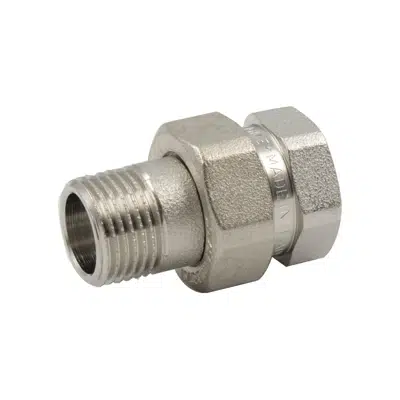 Image for 1555N _ Generic 3-piece straight fitting with O-RING Male/Female