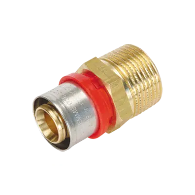 รูปภาพสำหรับ 1650_ Straight press fitting MALE for multi-layer pipe