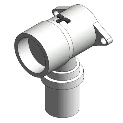 obraz dla 1656DFCTSN _ Wallplate elbow press fitting female with 2 hole flange
