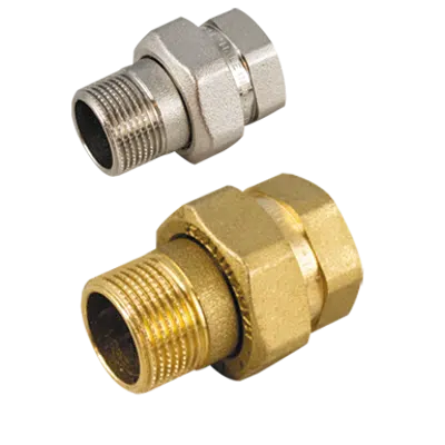 imazhi i 1555 - 1555N _ Generic 3-piece straight fitting with O-RING Male/Female