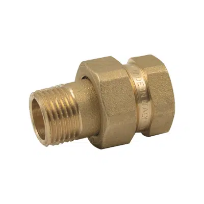 Image for 1555 _ Generic 3-piece straight fitting with O-RING Male/Female