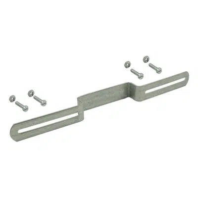 1481_ Shaped support fixing brackets for flanged elbow fittings with regulation buttonholes için görüntü