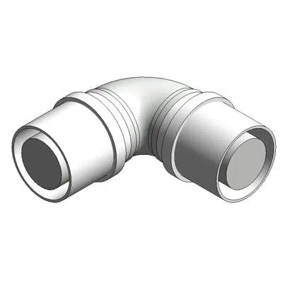 obraz dla 1653SN - 1661SN _ Elbow double press fitting 45° or 90° for multilayer pipe