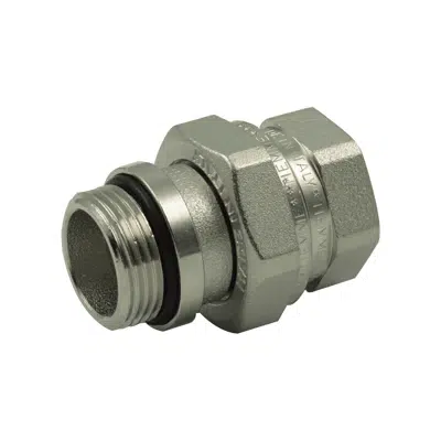 Image for 1555NR _ Generic 3-piece straight fitting with O-RING Male/Female