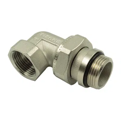 Image for 1565NR _ Generic 3-piece elbow fitting  with O-RING - Male /Female