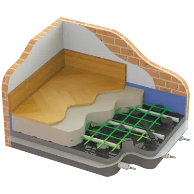 Immagine per Riscaldamento Pavimento - Serpentine Radianti TECHNO GRAPHITE