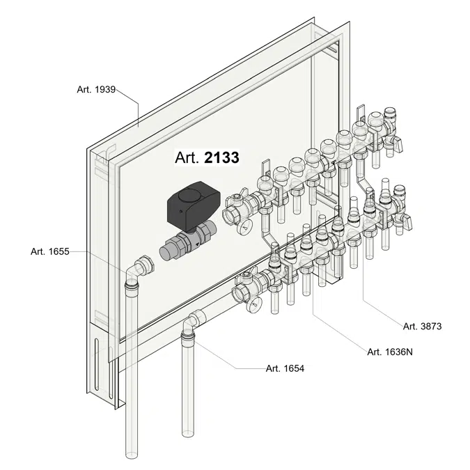 2133 _ 2-way motorized ball valve with servocontrol