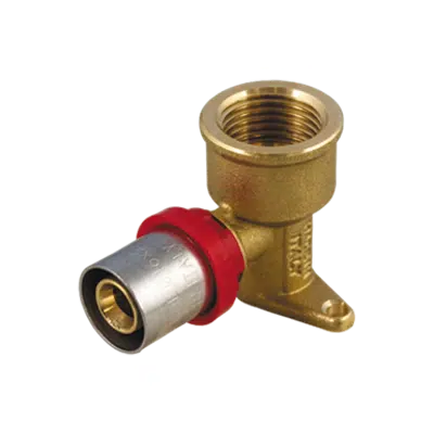 1656DFCT _ Curved press fitting female with  2-holes flange 이미지
