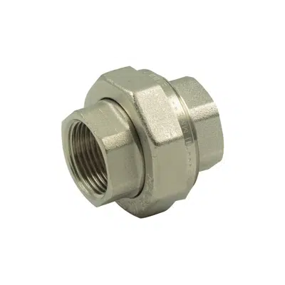 Image for 1557N _ Generic 3-piece straight fitting with O-RING Female/Female