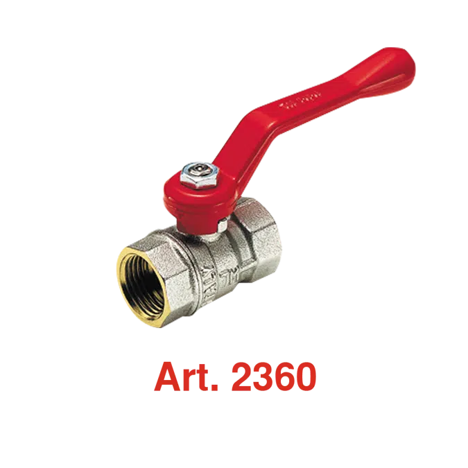 2360-2370-2370B-2370N _ MISTRAL standard ball valve female/female with aluminium handle