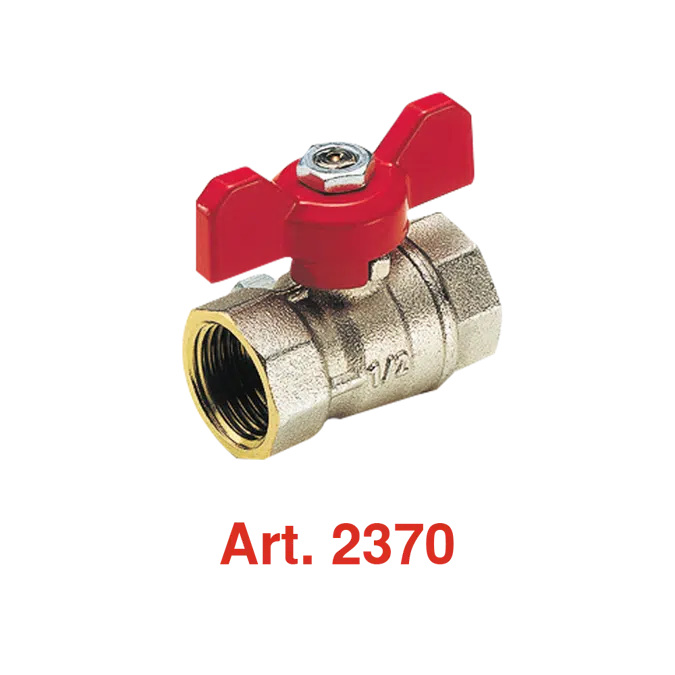 2360-2370-2370B-2370N _ MISTRAL standard ball valve female/female with aluminium handle