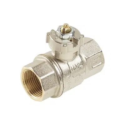 Image for 2240P _ URAGANO full bore ball valve female/female with saelable handle