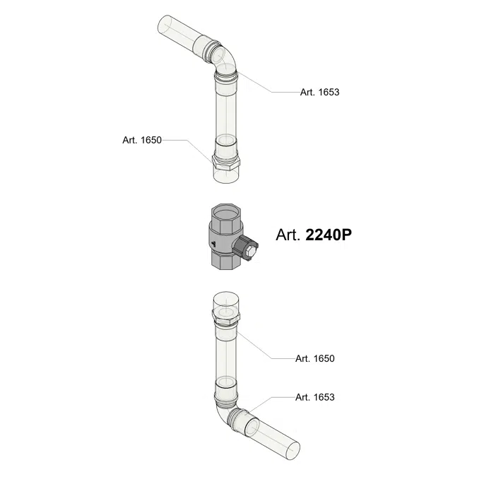 2240P _ URAGANO full bore ball valve female/female with saelable handle