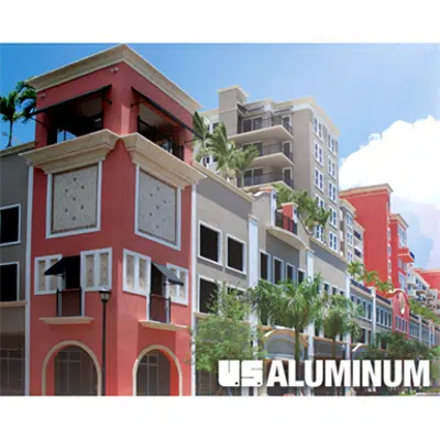 Image for U.S. Aluminum Series BAL-350 Hurricane Resistant Terrace Door