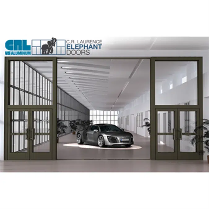 Series E1200 Elephant Door Operable Storefront System