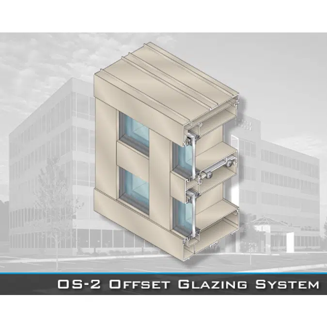 Objets BIM - Téléchargement gratuit ! OS-2 Offset Glazing Window Wall ...