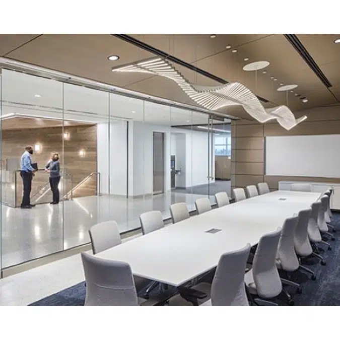 Clear View Glass Wall Office Partition