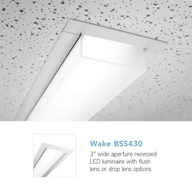 Wake Recessed LED Luminaires