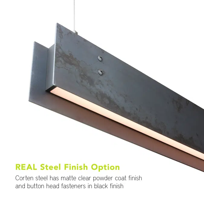 Faux|Real LED Luminaires with Real Wood and Faux Finishes